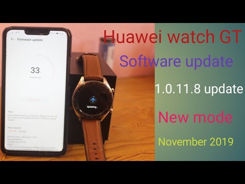 how to update huawei watch